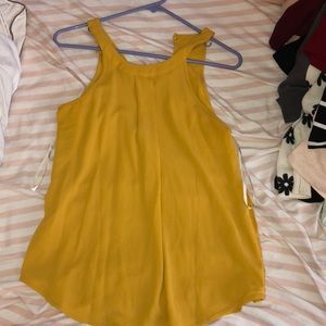 Mustard Blouse Tank Top